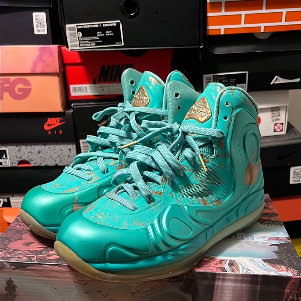 Nike Air Foamposite Pro Teal Sneakers